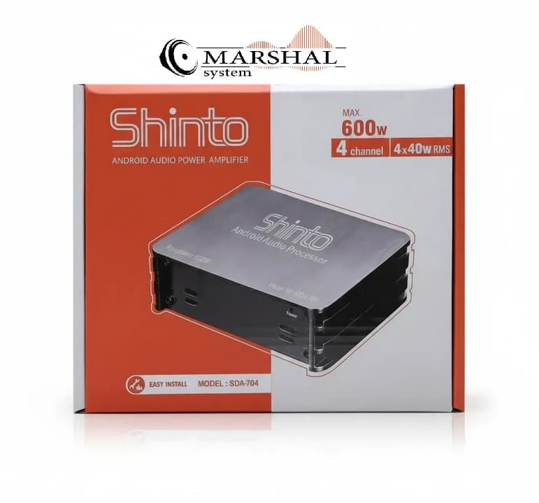 خرید آمپلی فایر خودرو شینتو مدل SDA-704 از نمایندگی تبریز با قیمت عمده
